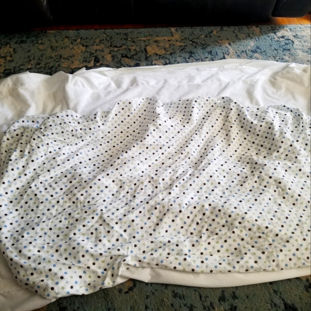 Crib sheet and mattress encasement